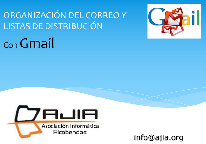 Listas de distribución y Gmail