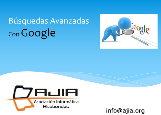 Búsquedas avanzadas en Google